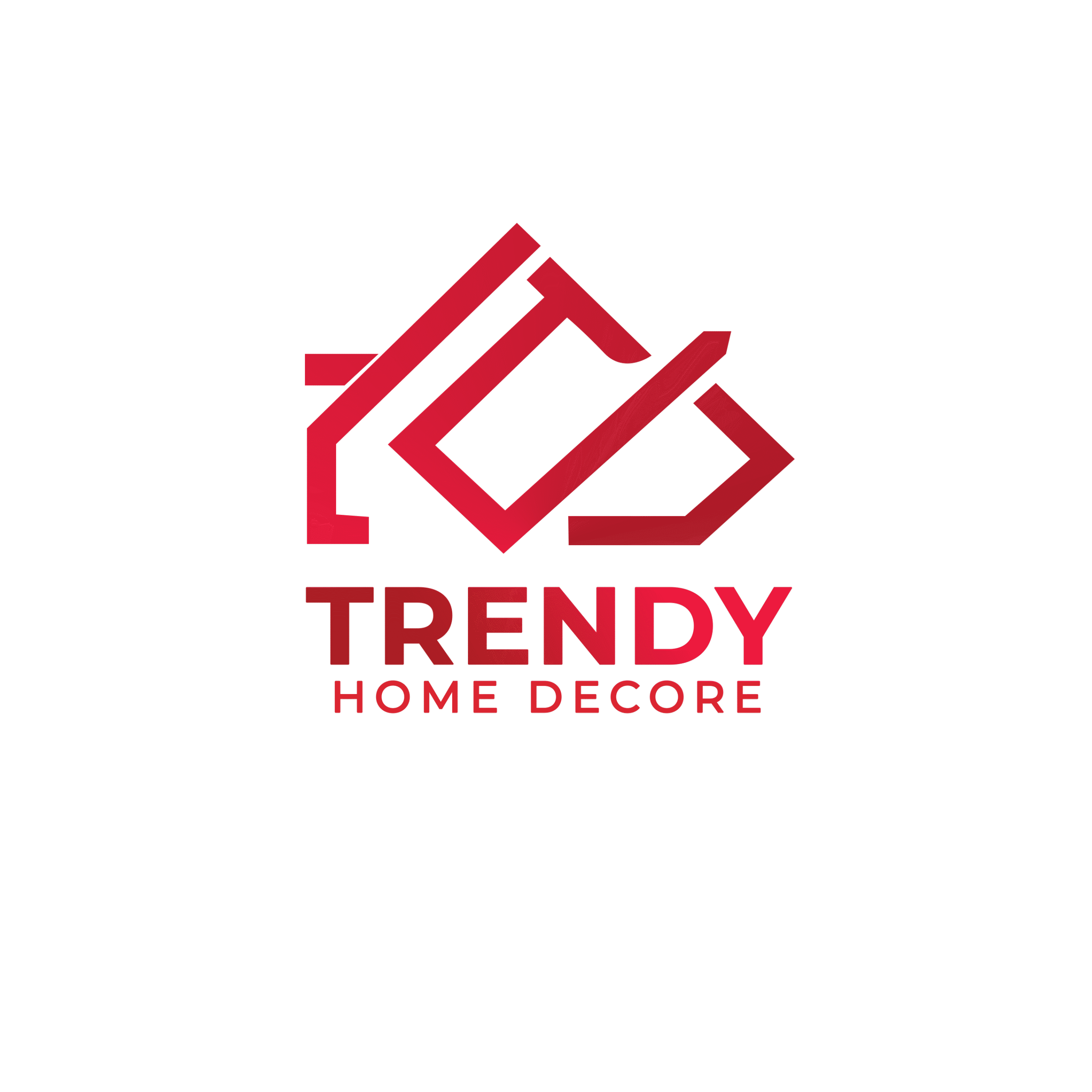 Trendy home decore logo